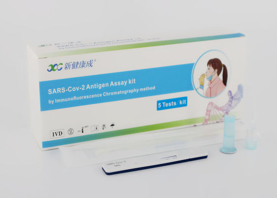 비강인두 IVD COV-2 분석 킷, 5 또는 25 또는 50 PC / 박스 COVID-19 Ag 카드